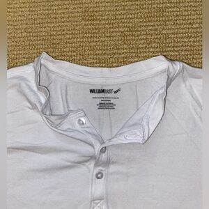WilliamRast Mens Henley White XL t-shirt
